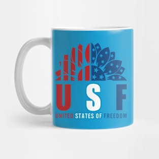 United states of freedom Mug